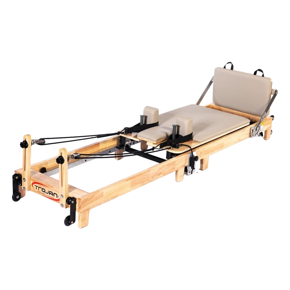 Trojan TERRA Beije Oak Folding Reformer Inc Box & Jump Board * NEW *